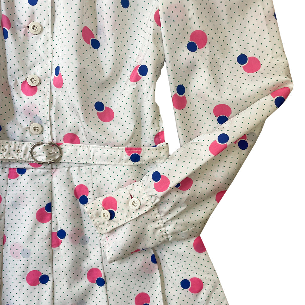 Vintage Patterned Dress 1970s