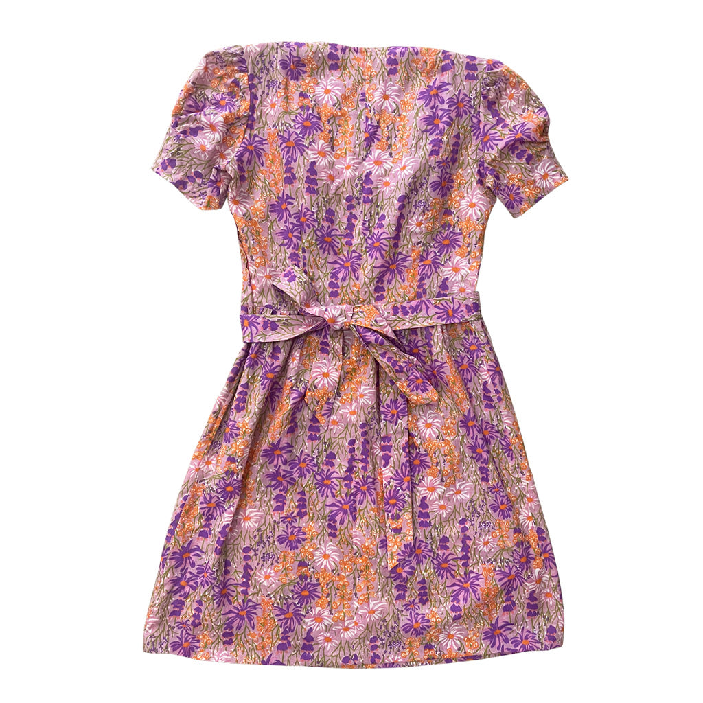 Vintage Cotton Dress With Pattern 1960s