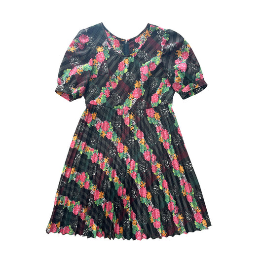 Vintage Pleated Dress 1960s