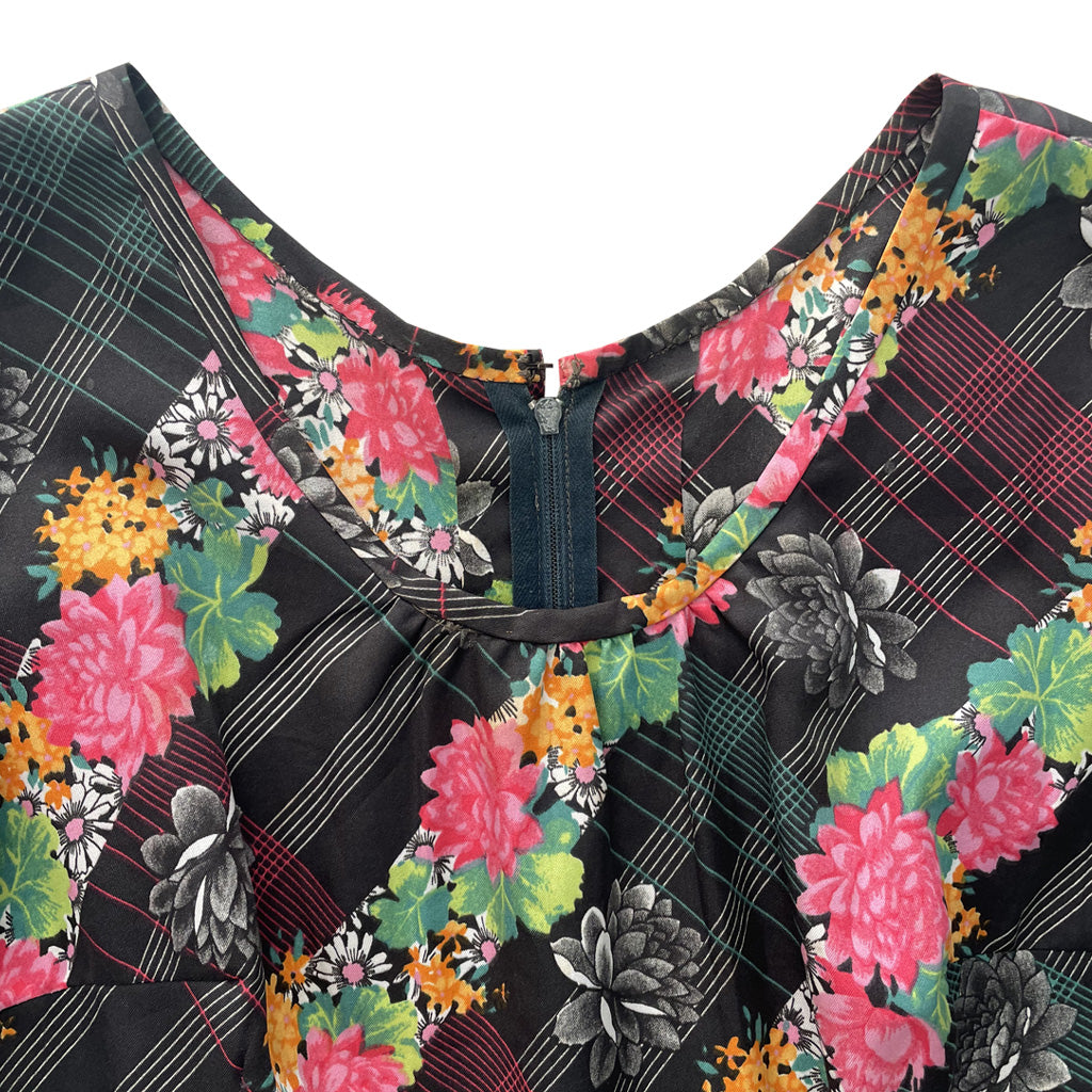 Vintage Pleated Dress 1960s