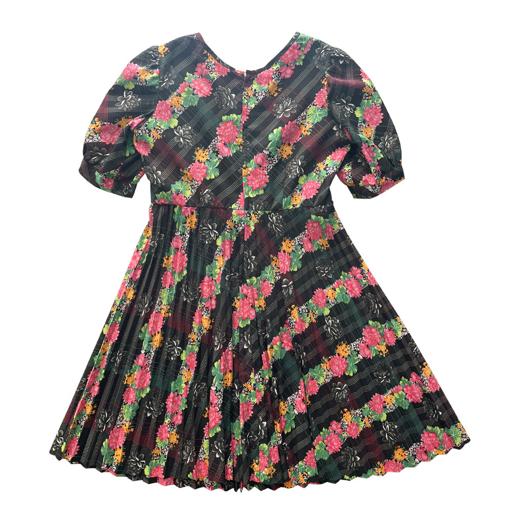 Vintage Pleated Dress 1960s