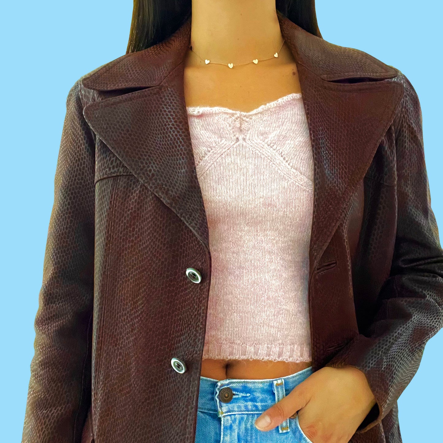 Vintage Leather Jacket 1970s