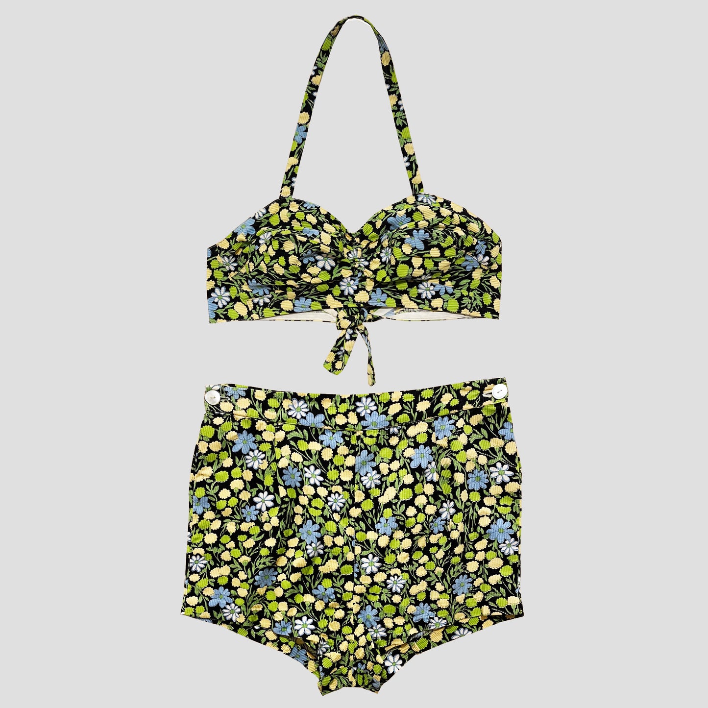 Vintage Two-Piece Swimsuit 1950s