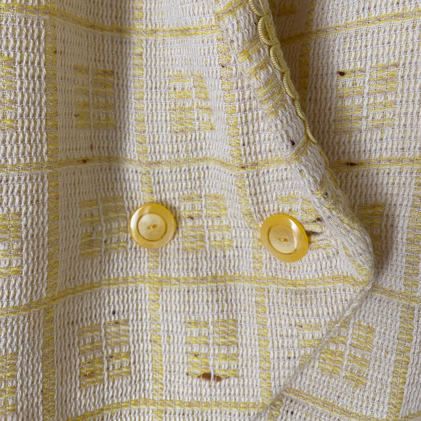 Vintage Yellow Blazer 1960s