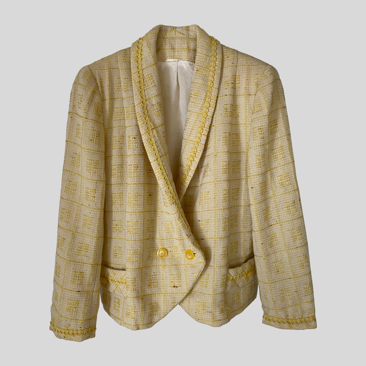 Vintage Yellow Blazer 1960s