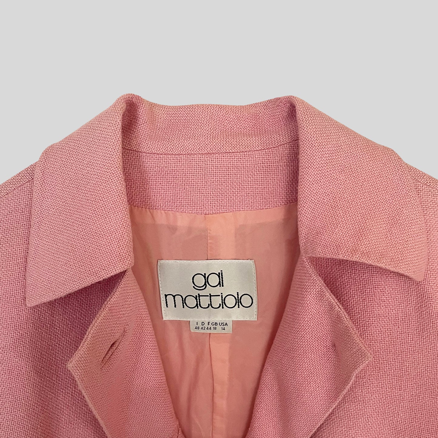 Vintage Gai Mattiolo Pink Jacket