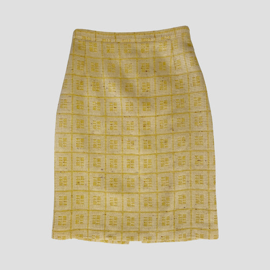 Vintage Yellow Skirt 1960s