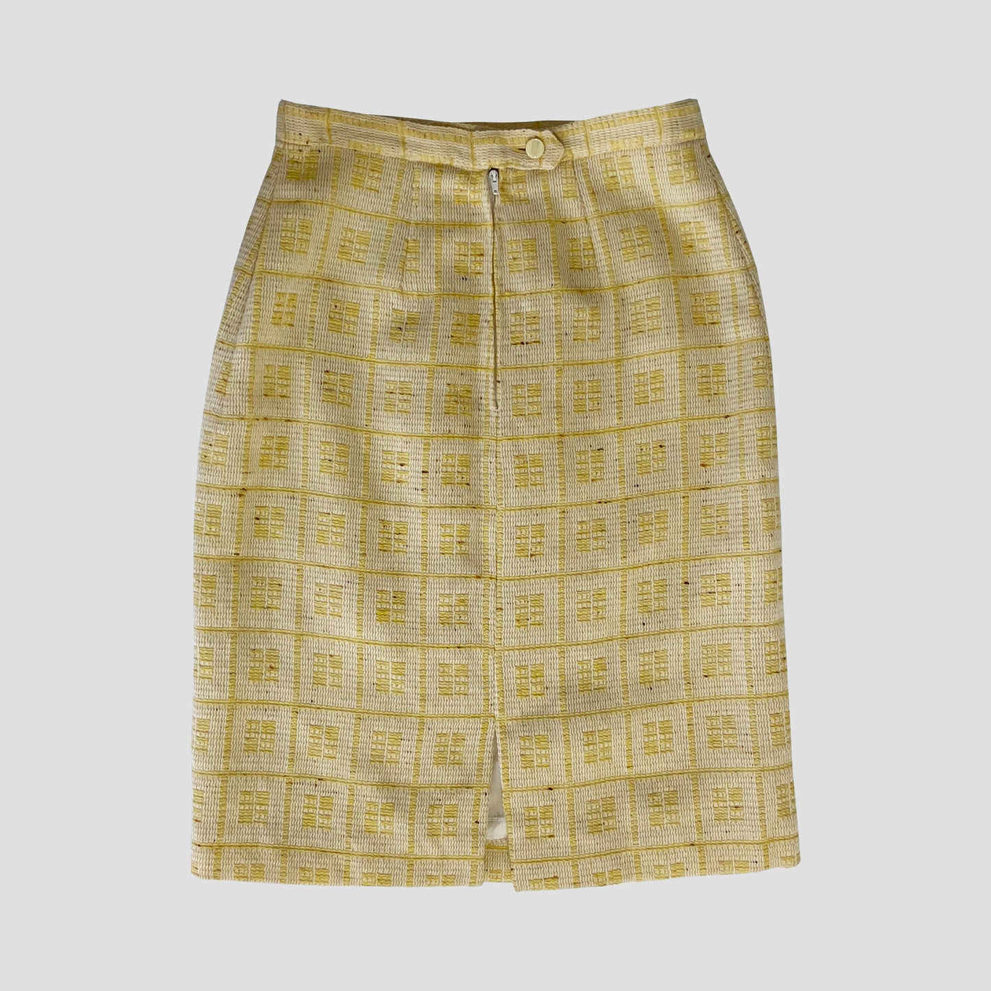 Vintage Yellow Skirt 1960s