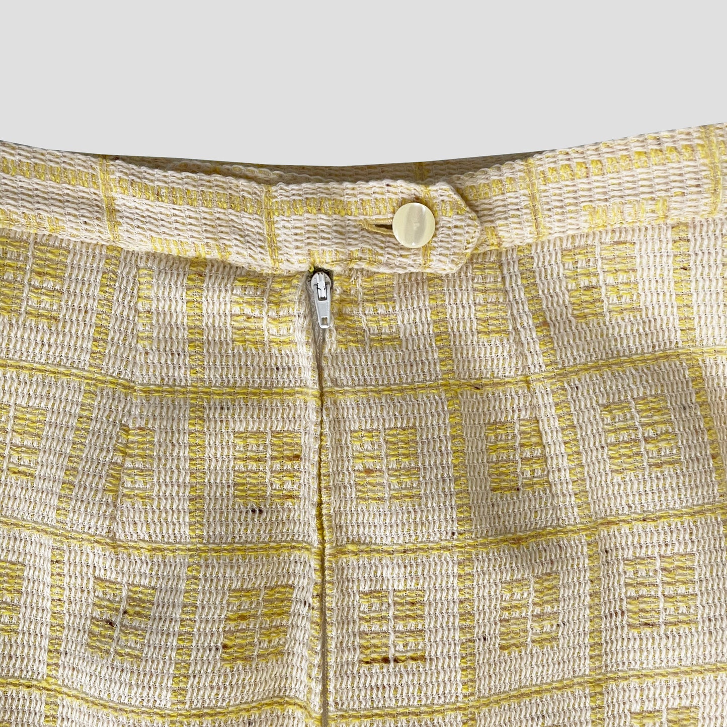 Vintage Yellow Skirt 1960s