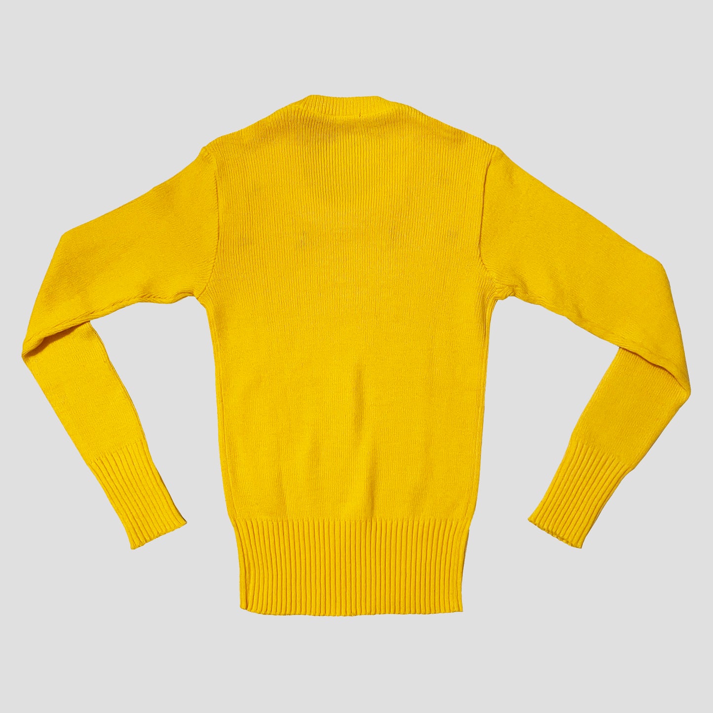 Vintage Yellow Sweater 1970s