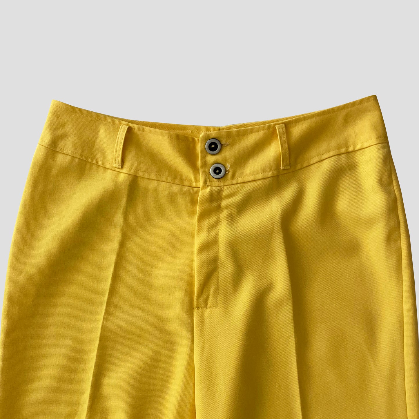 Vintage Yellow Trousers 1970s