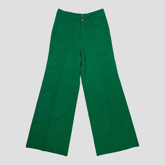 Vintage green Trousers 1970s