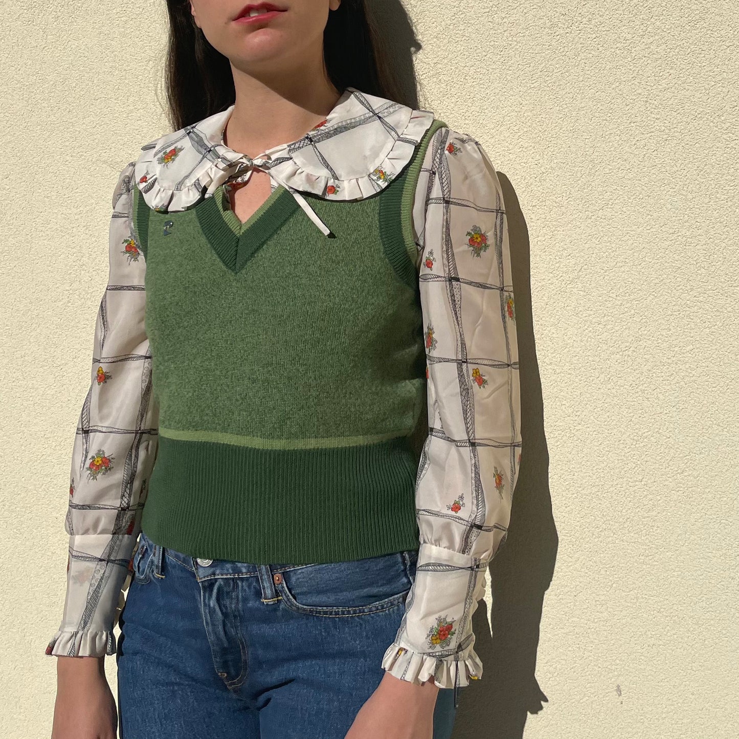 Vintage Peter Pan Collar Shirt