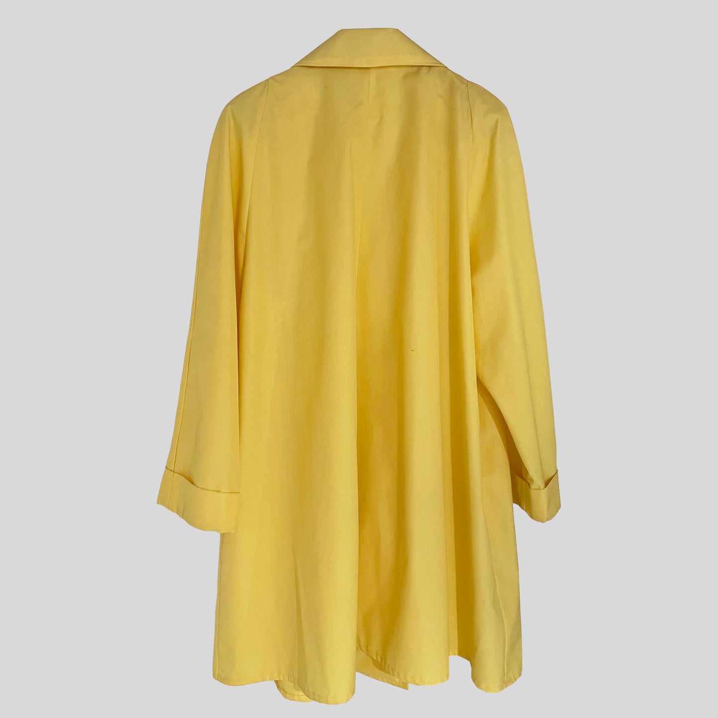 Vintage Yellow Dust Coat 1970s