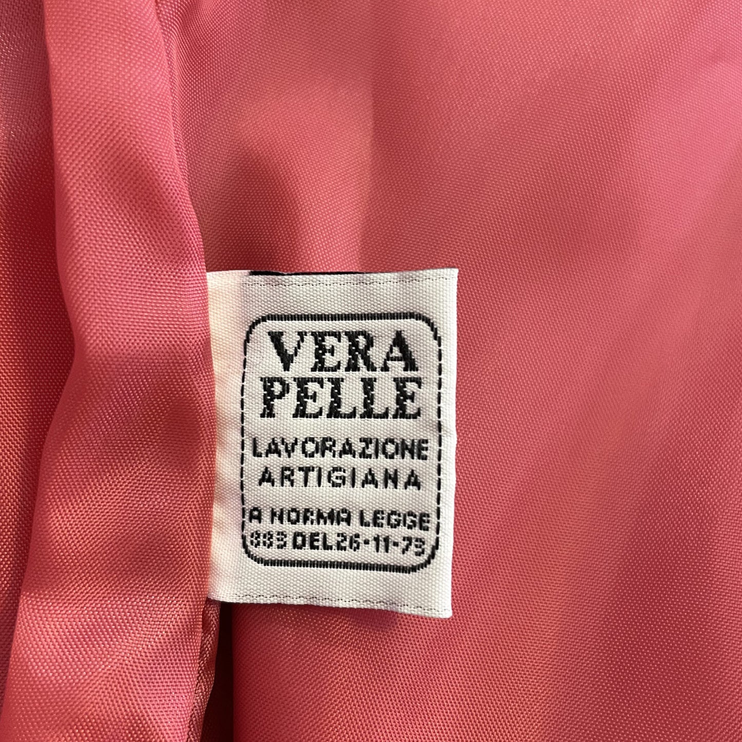 Vintage Pink Leather Jacket 1990s