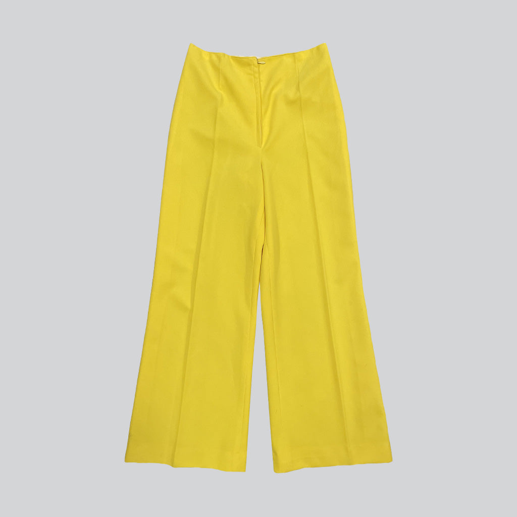 Vintage Yellow Trousers 1970s
