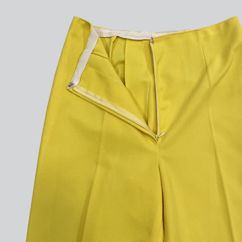 Vintage Yellow Trousers 1970s