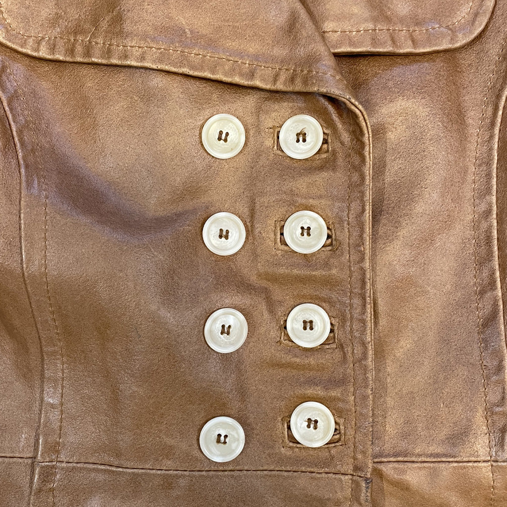 Vintage Genuine Leather Jacket 1970s