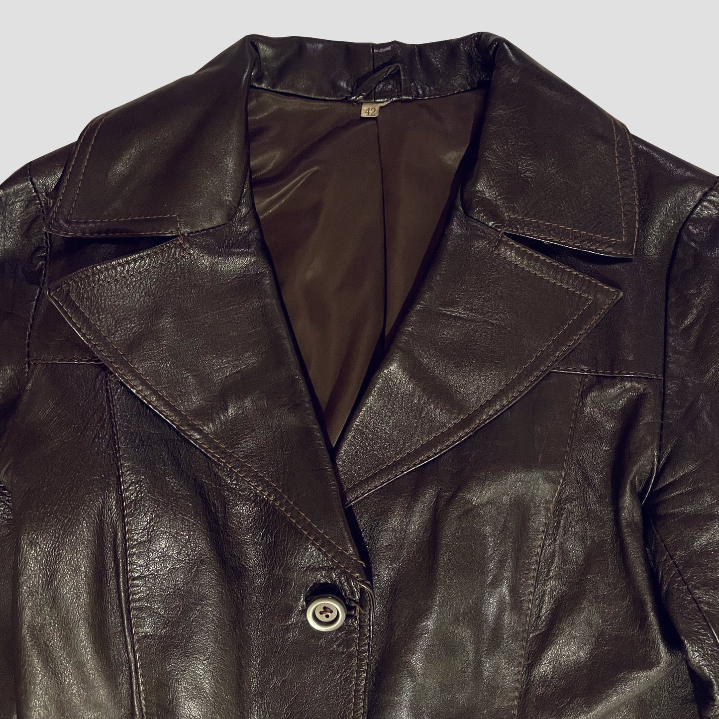 Vintage Leather Jacket 1970s