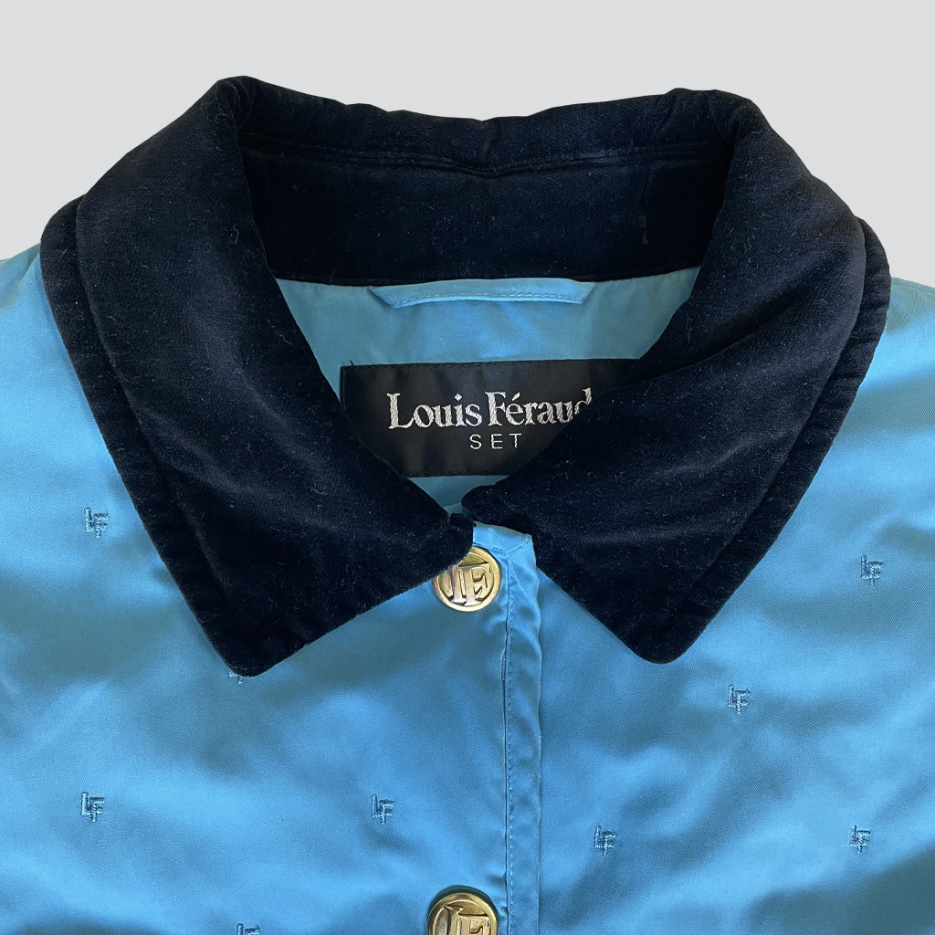 Vintage Louis Feraud Down Jacket Light Blue