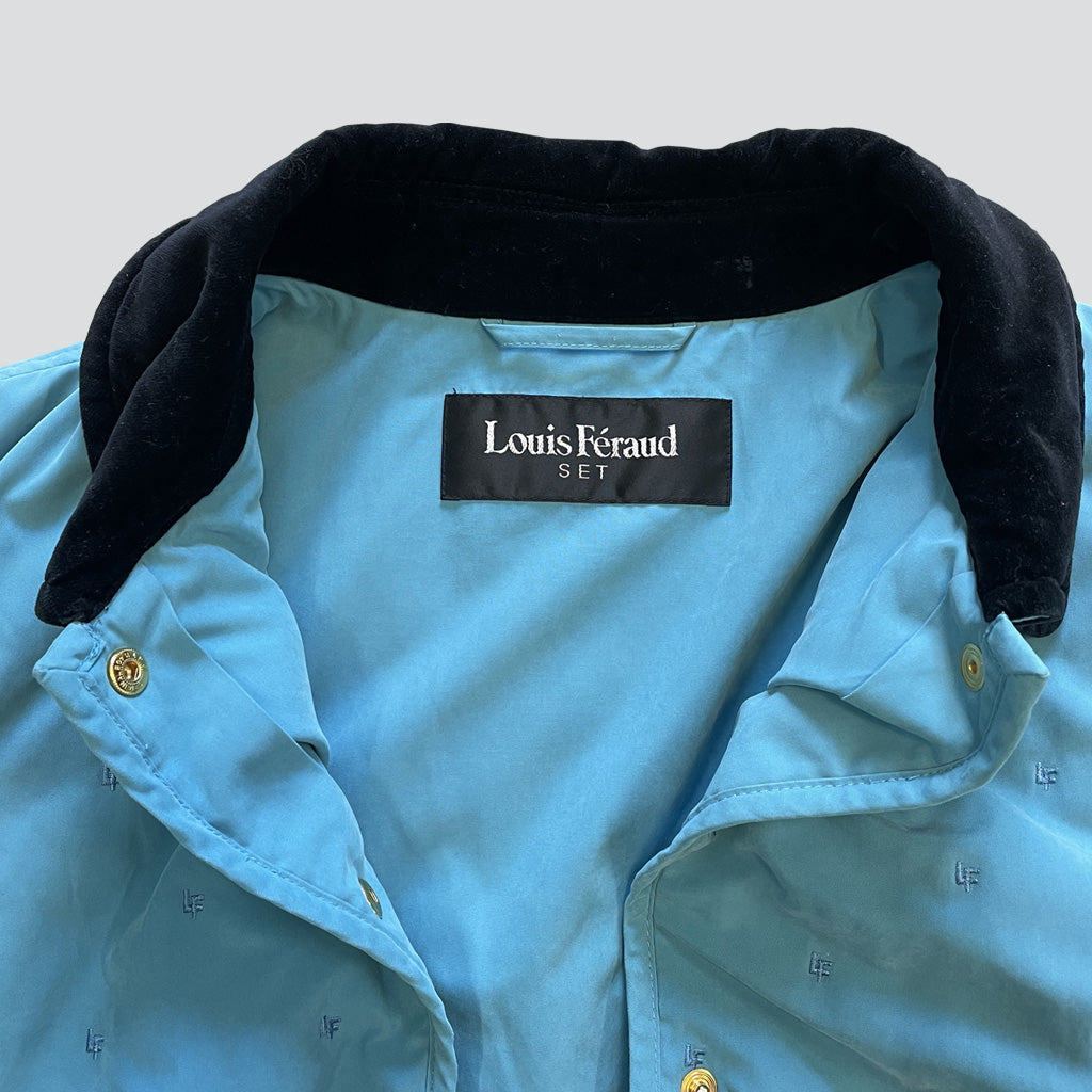 Vintage Louis Feraud Down Jacket Light Blue