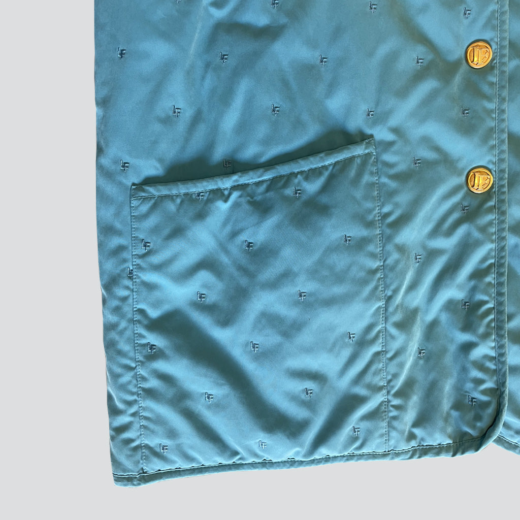 Vintage Louis Feraud Down Jacket Light Blue