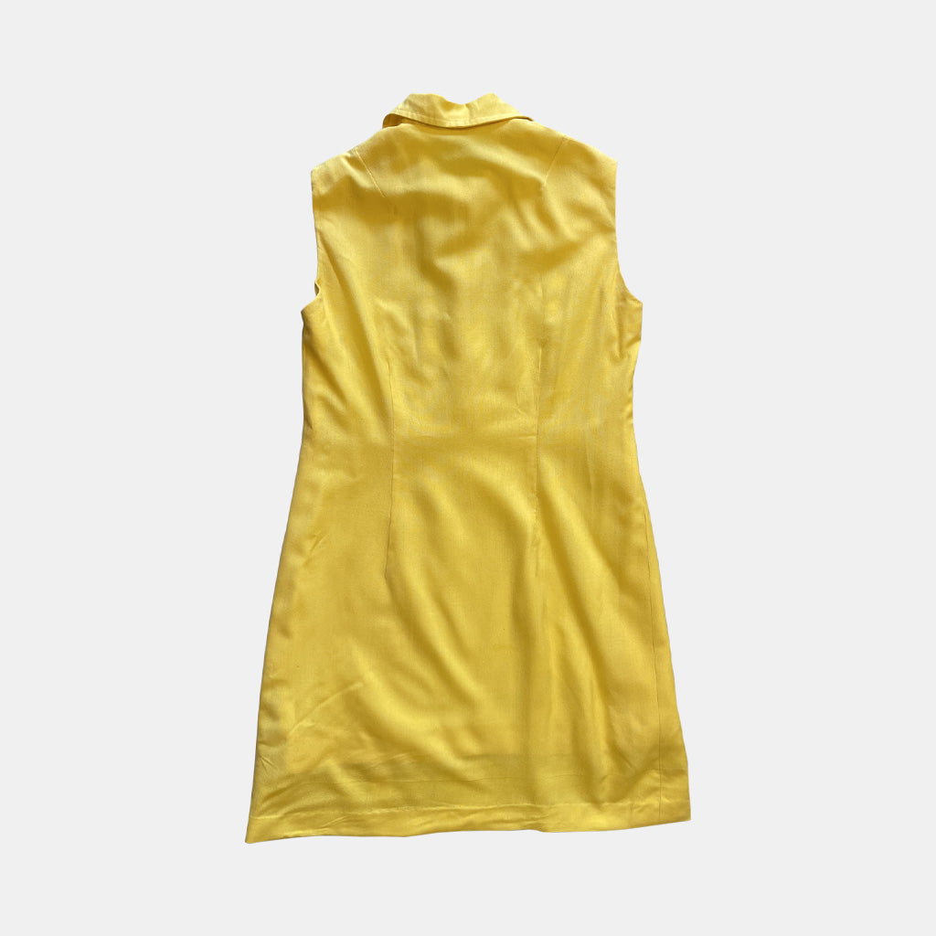 Vintage Yellow Dress 1970s