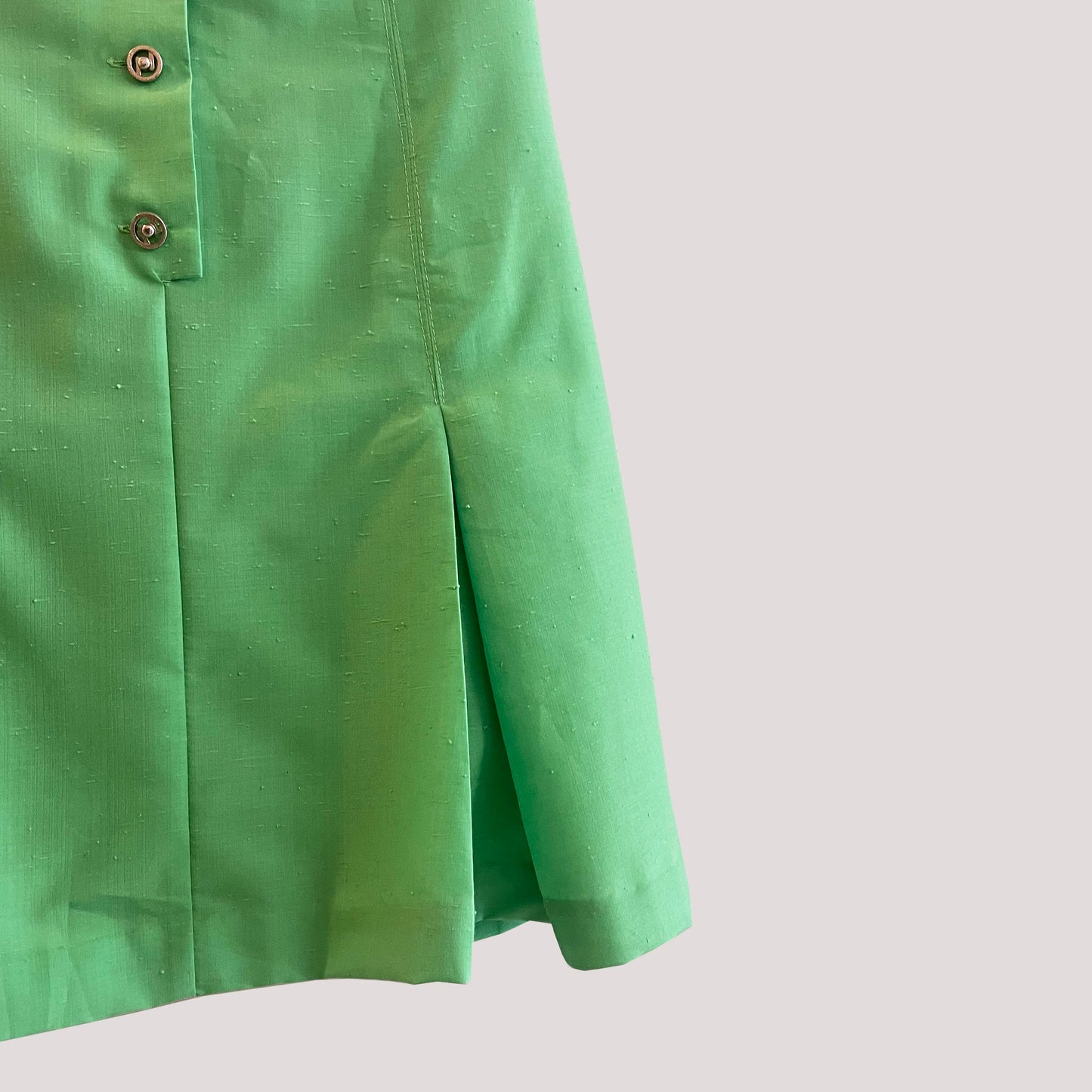 Vintage Green Dress With Belt 1960s