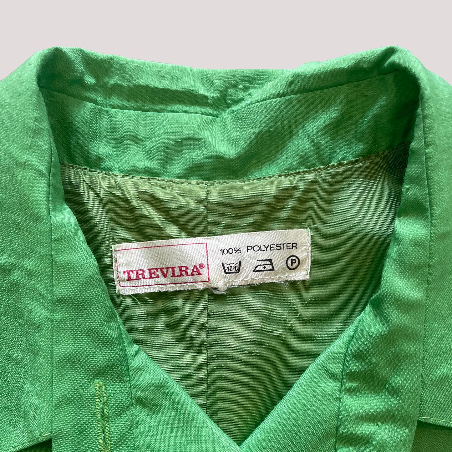 Vintage Green Dress With Belt 1960s