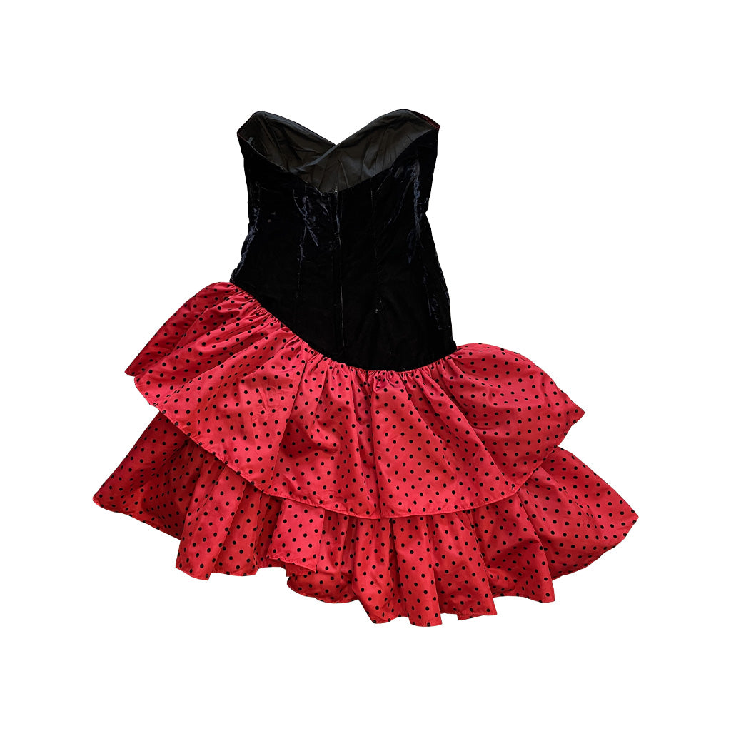 Vintage Party Dress Made In USA 1980s