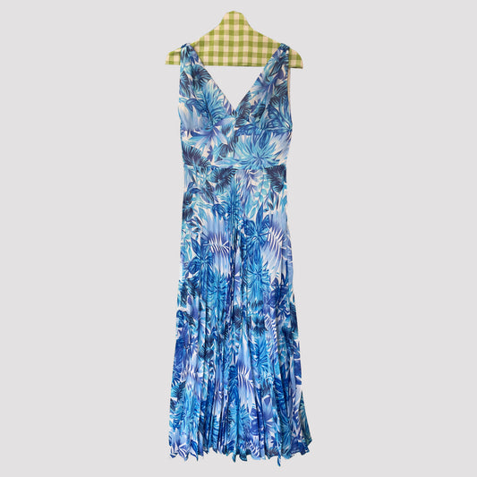 Vintage Long Pleated Dress 1970s