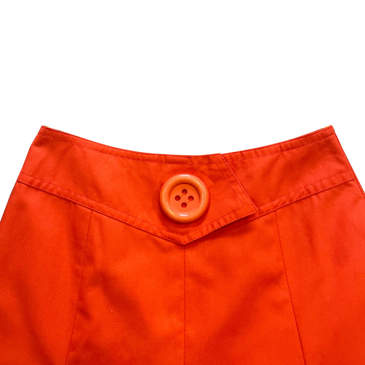 Vintage Orange Skirt 1960s