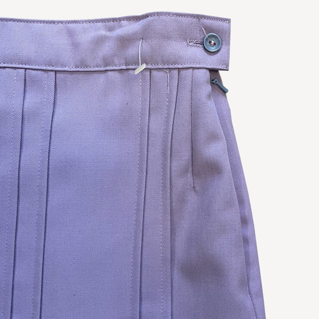 Vintage Lilac Pleated Skirt