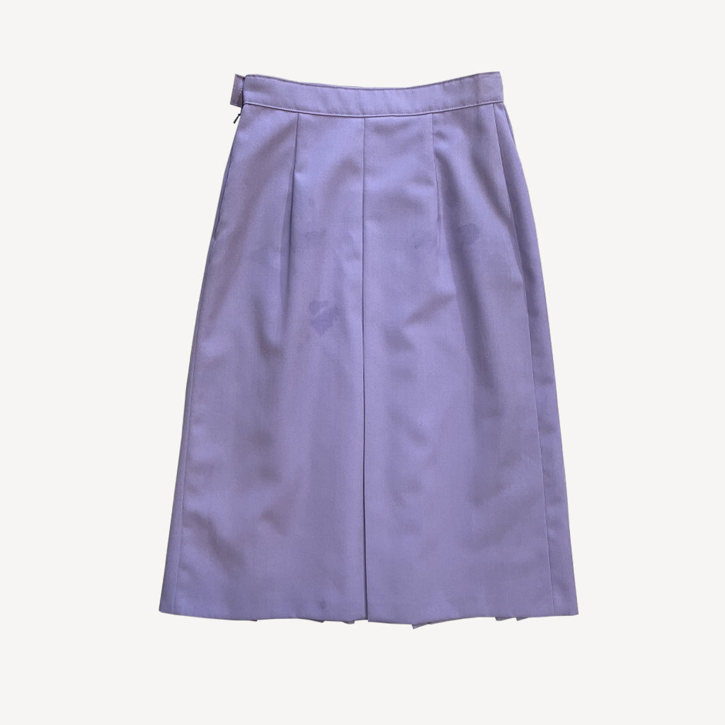 Vintage Lilac Pleated Skirt