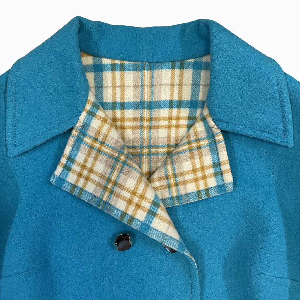 Vintage Light Blue Wool Suit 1960s