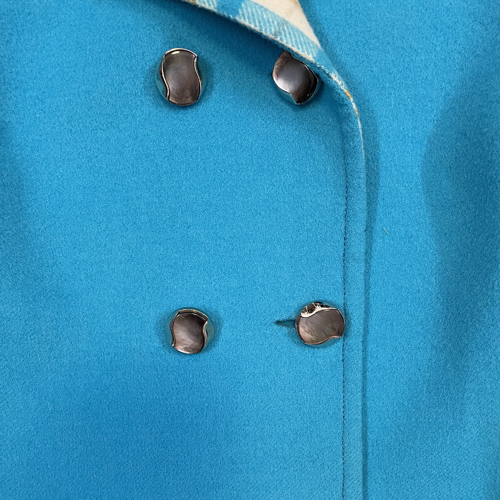 Vintage Light Blue Wool Suit 1960s